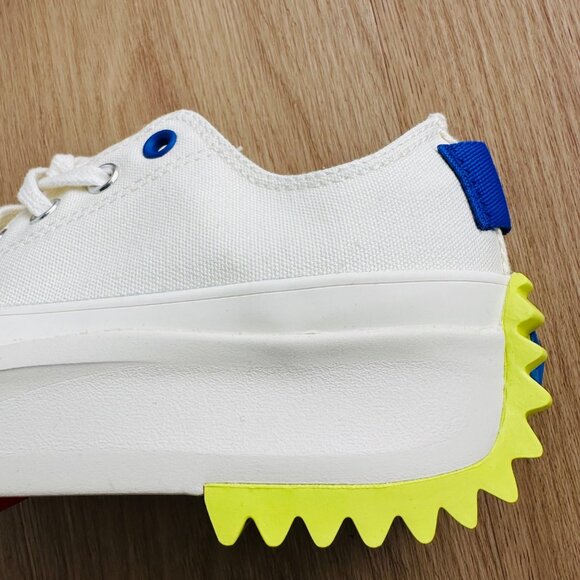 ⭐Converse Run Star Hike Ox Platform Sz 7.5 Mens Shoes Beige Red Sneakers A08196C - Picture 9 of 10